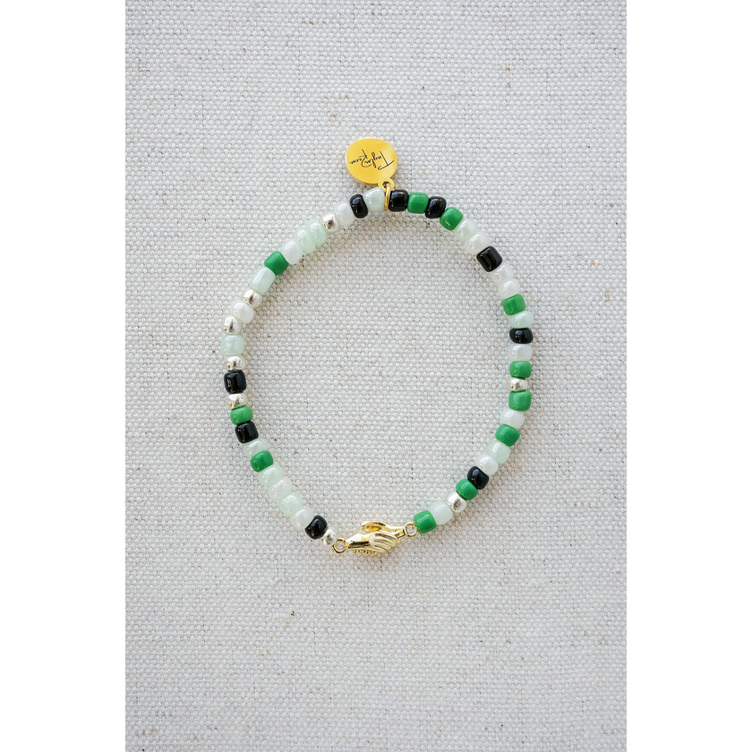 Taylor Reese x NLJC Respect Beaded Bracelet