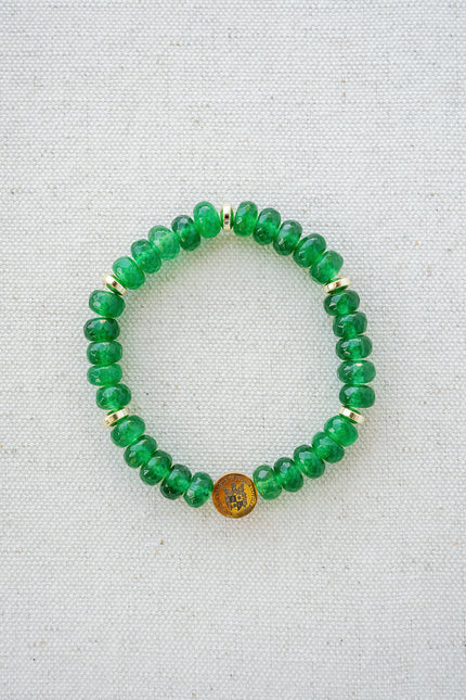 Taylor Reese x NLJC Crest Beaded Bracelet