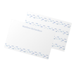 Personalized notepad with blue fish pattern on a white background
