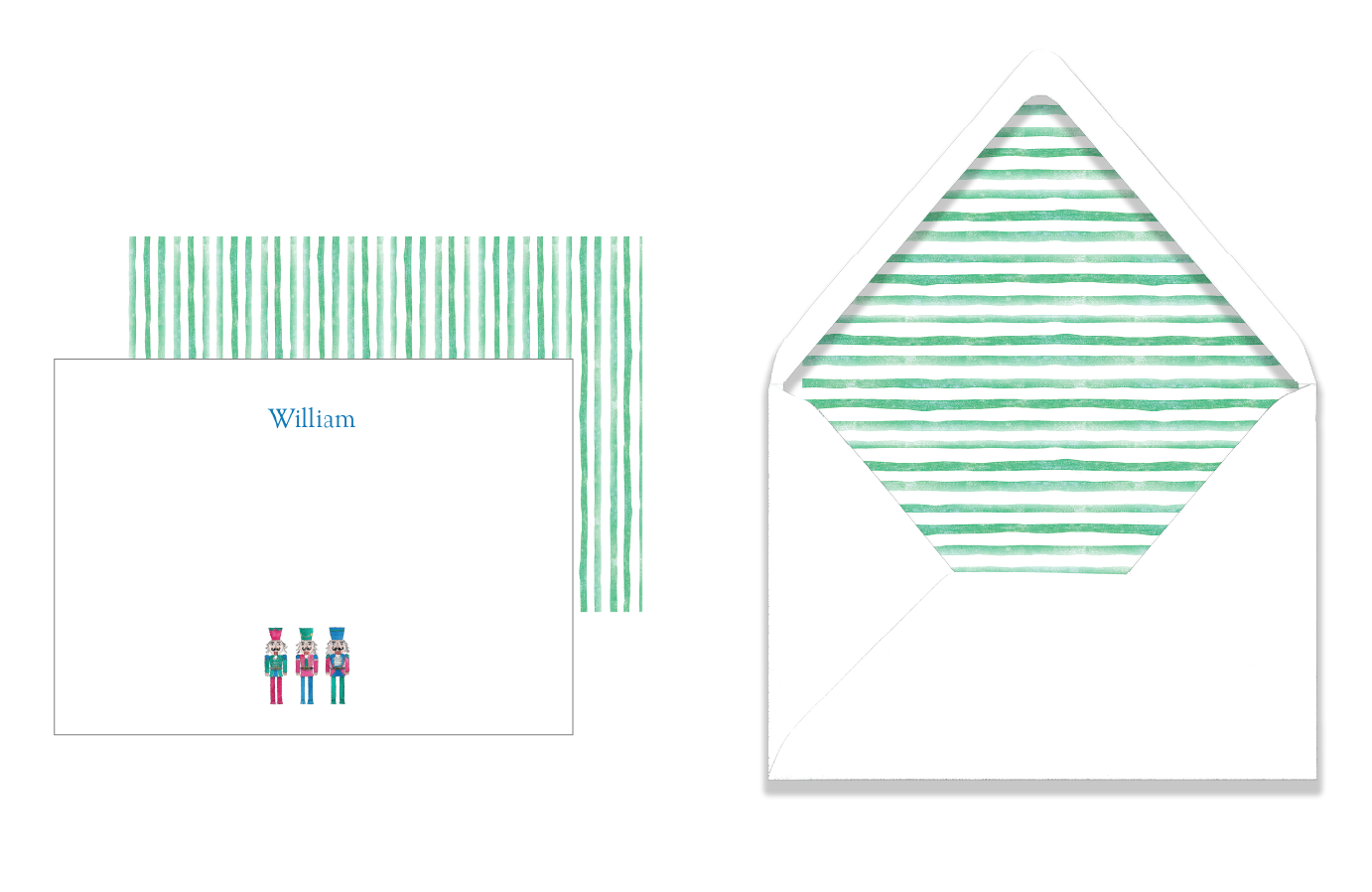 Gentleman's Custom Nutcracker Stationery (Set of 50)