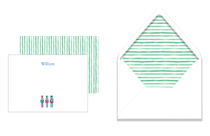 Gentleman's Custom Nutcracker Stationery (Set of 50)