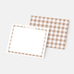 Cedar Check Boy's Stationery Set
