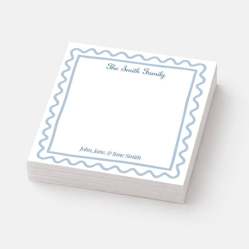 Coastal Keepsake Family Notepad