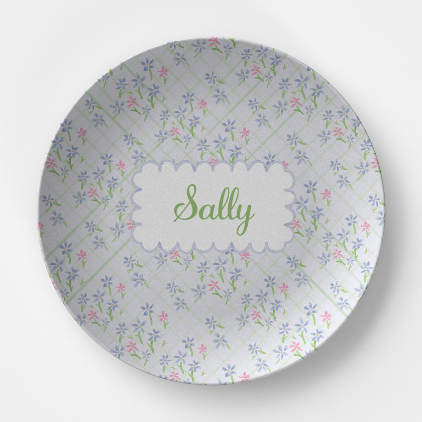 Floral Deco Plate