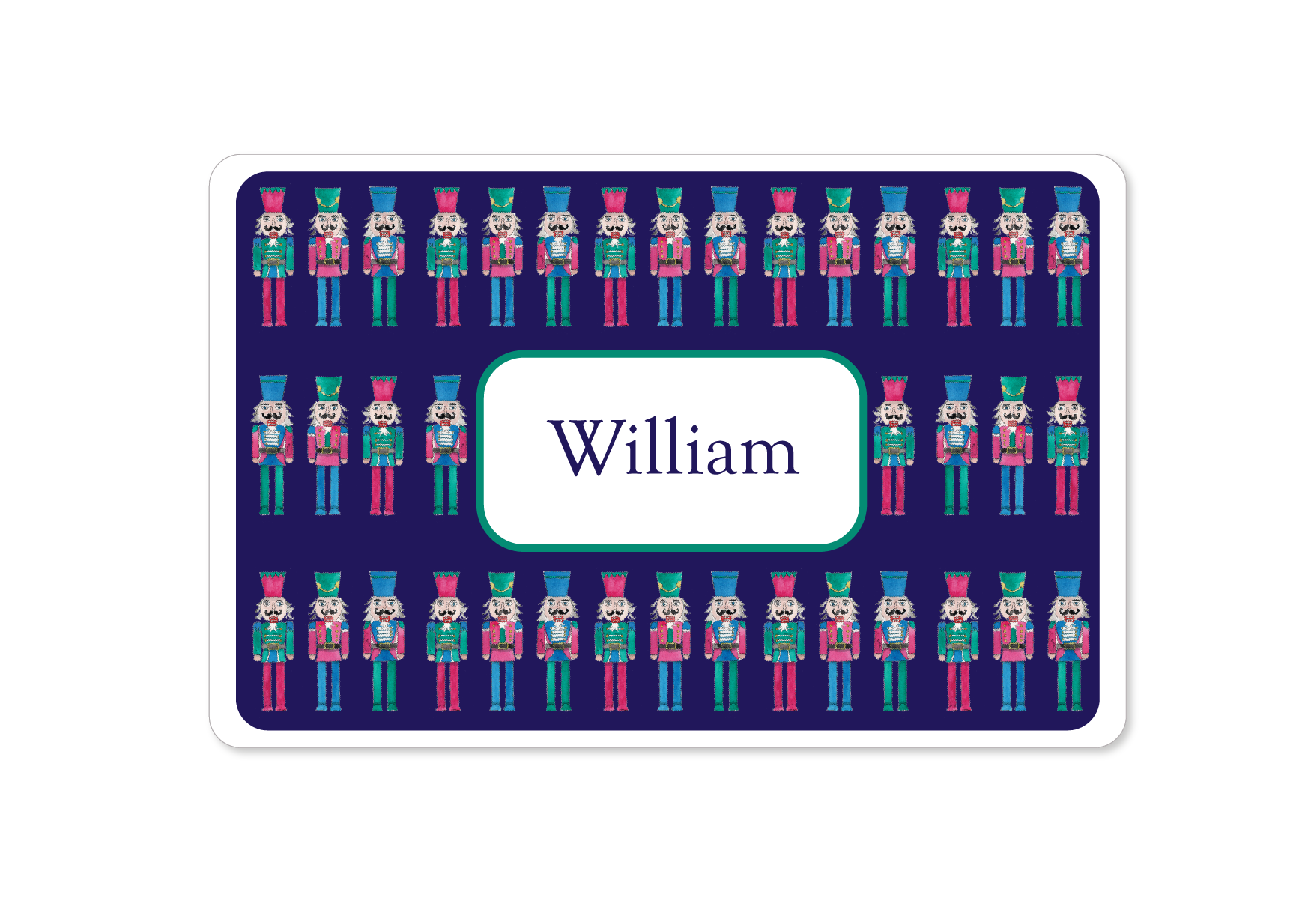 Gentleman Christmas Nutcracker Placemat