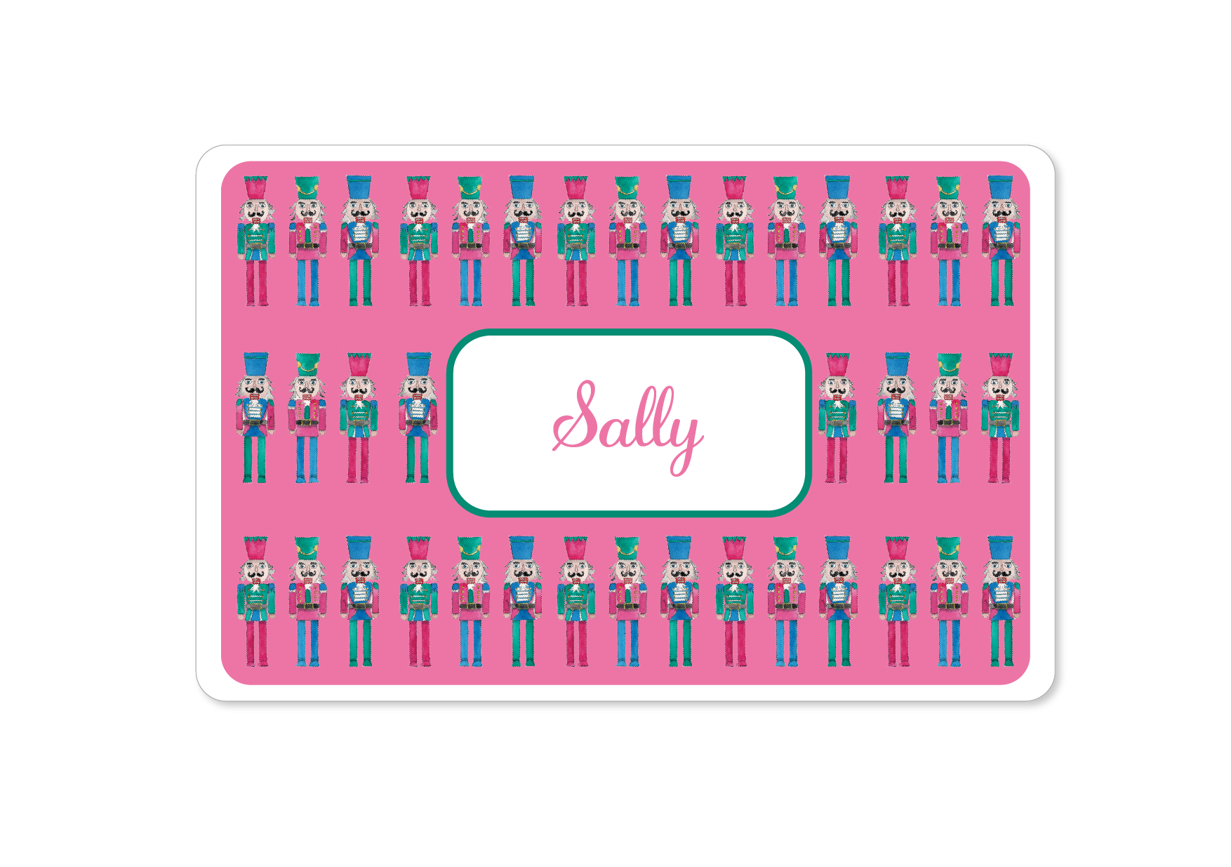 Ladies Christmas Nutcracker Placemat