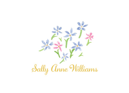 Everyday Ladies' Folded Cards - Floral Design