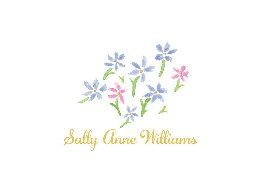 Everyday Ladies' Folded Cards - Floral Design