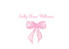 Everyday Ladies' Folded Cards - Bow Design