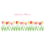 Everyday Ladies' Folded Cards - Tulip Design