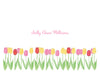 Everyday Ladies' Folded Cards - Tulip Design
