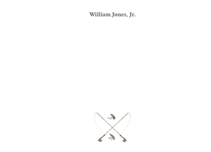 Everyday Gentleman's Flat Cards - Fly Fishing Design
