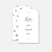 Pastel Polka Family Gift Tag