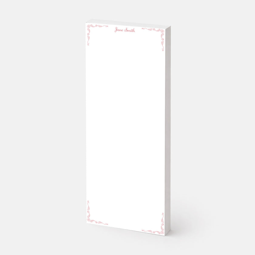 Pink Whimsy Girl's Notepad