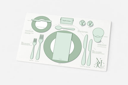 Etiquette Placemat with Name