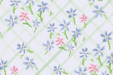 Blue and pink floral pattern