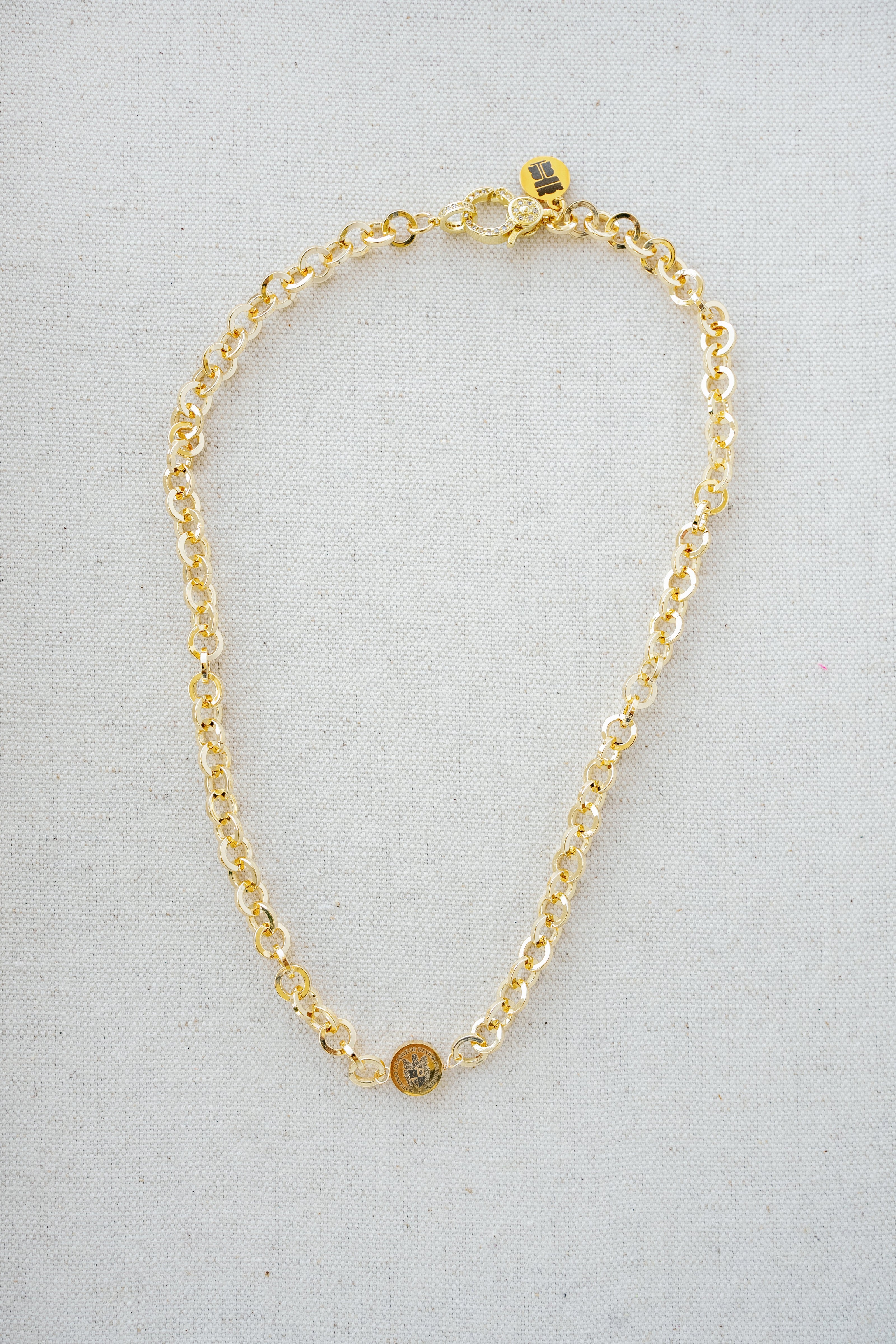 Taylor Reese x NLJC Crest Chain Necklace