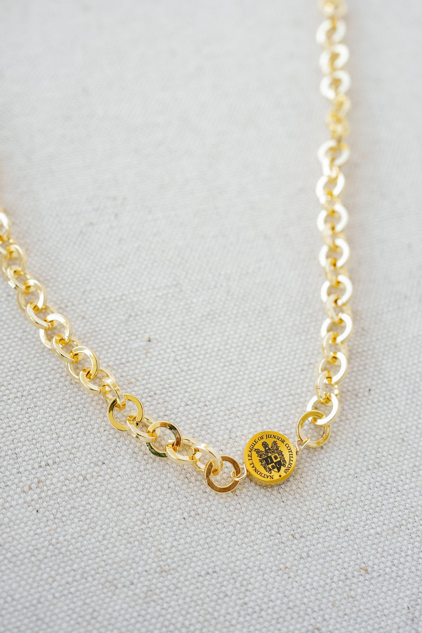 Taylor Reese x NLJC Crest Chain Necklace