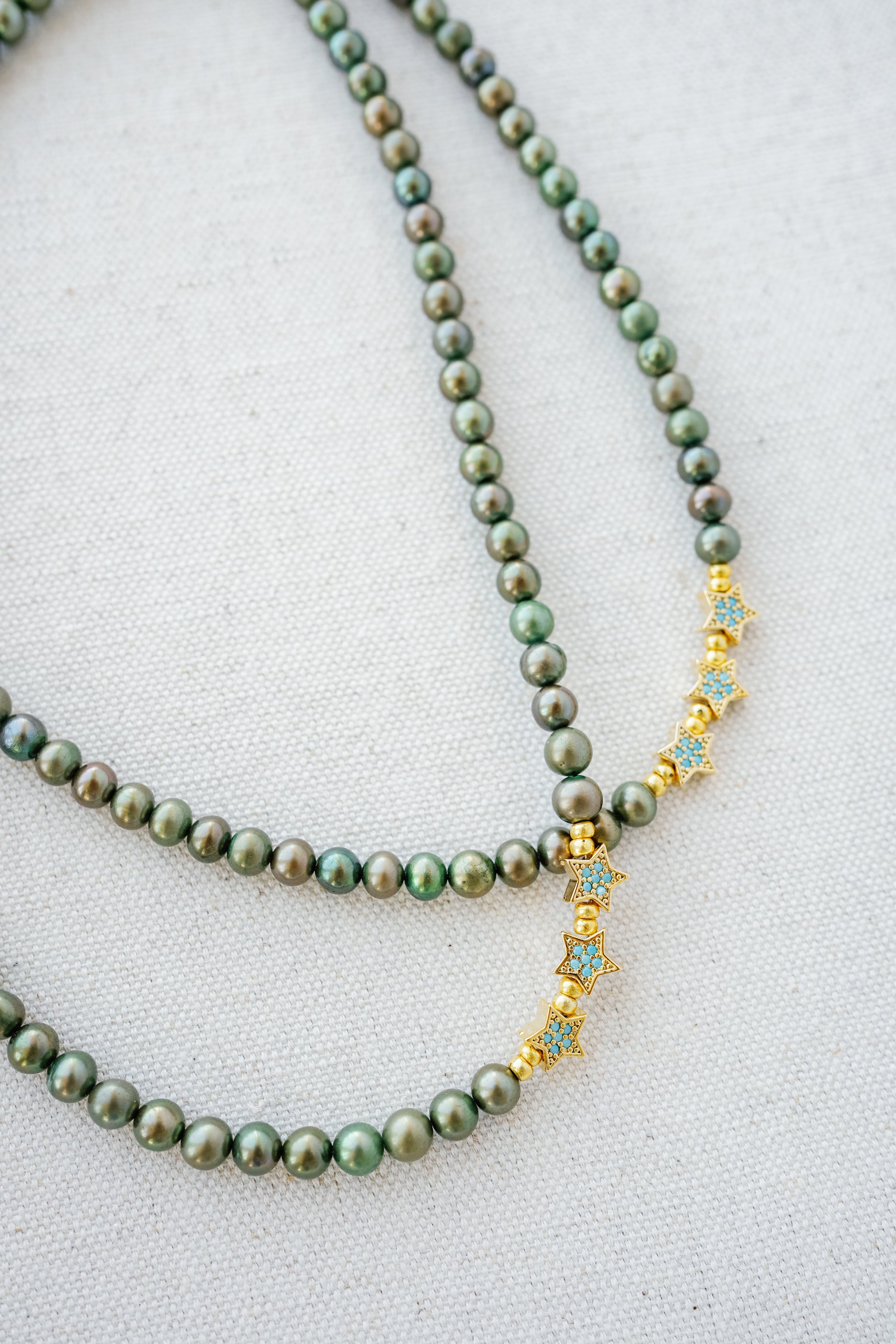 Taylor Reese x NLJC Generations Turquoise + Pearl Necklace