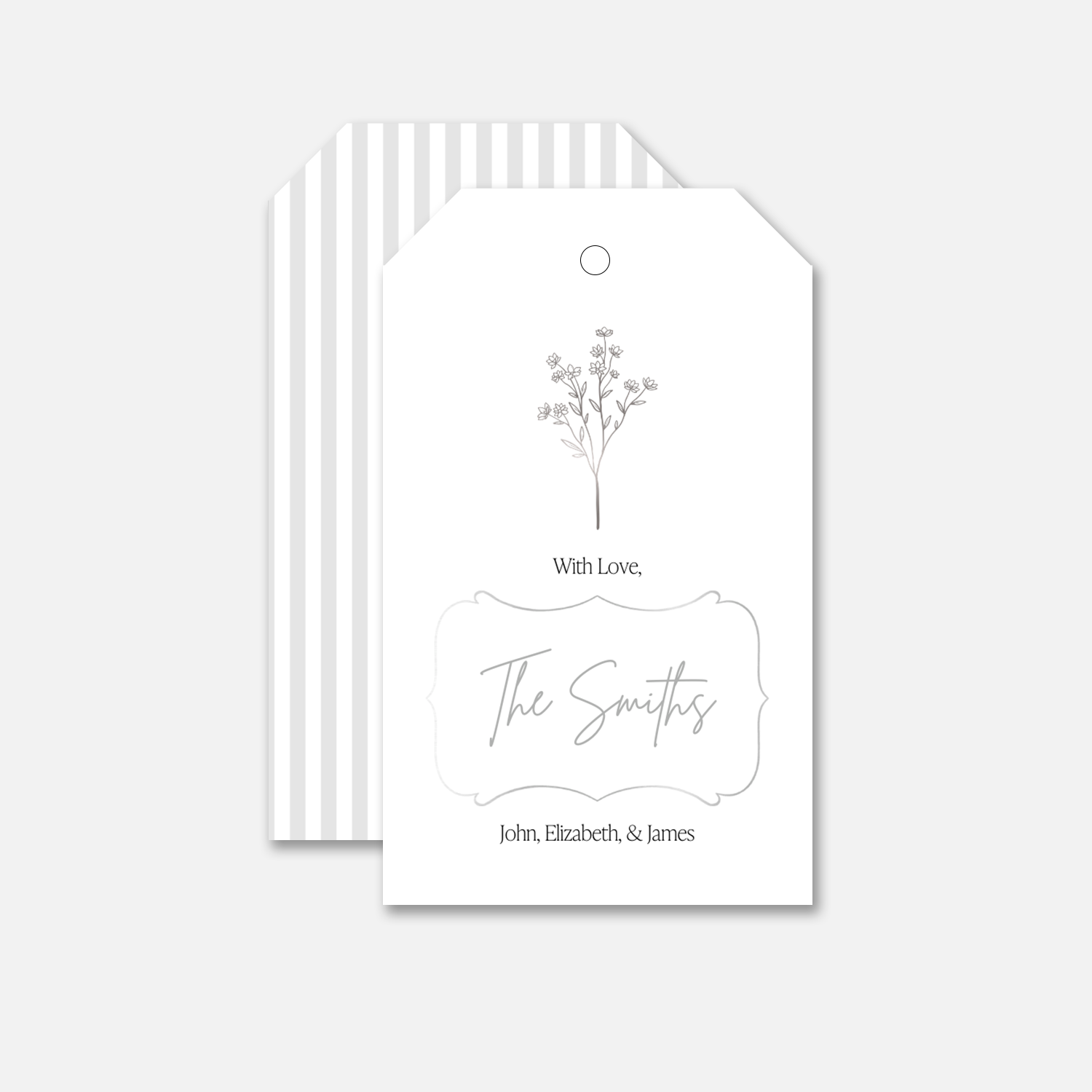 Silvercrest Family Gift Tag