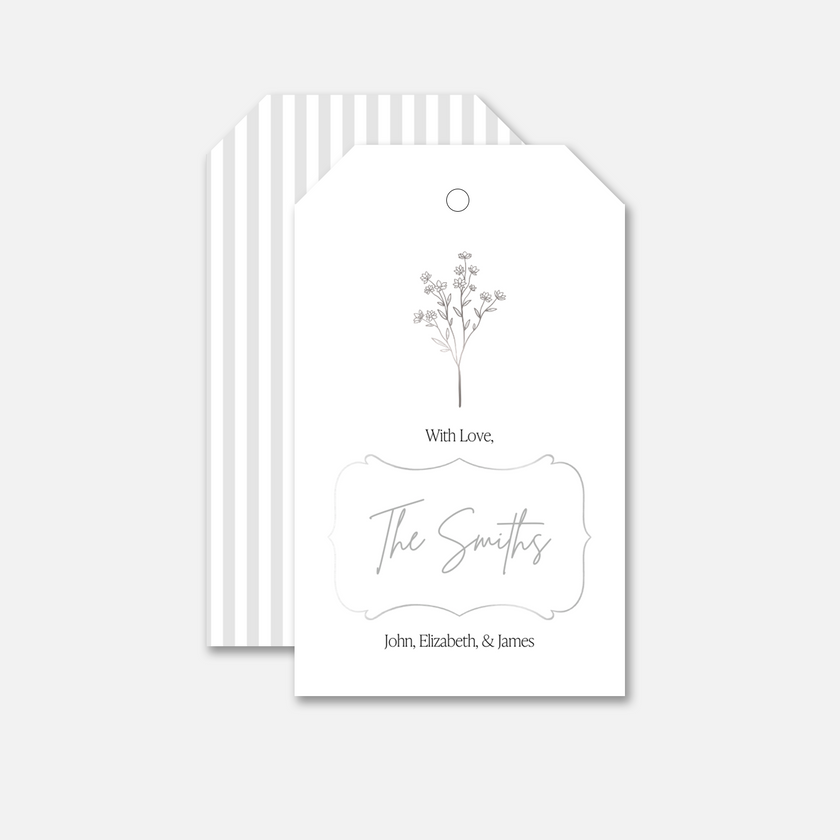 Silvercrest Family Gift Tag