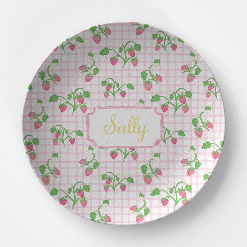 Strawberry Deco Plate