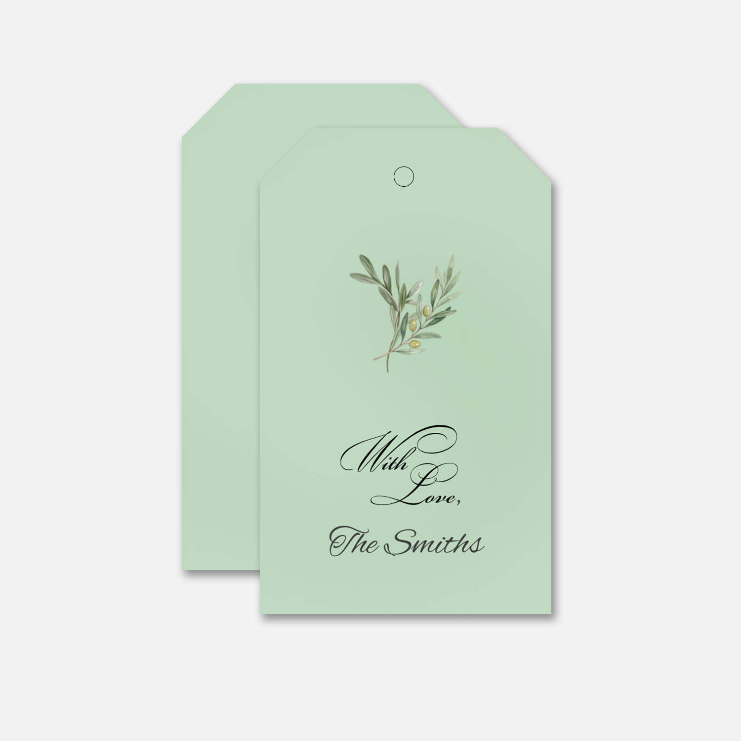 The Olive Branch Family Gift Tag